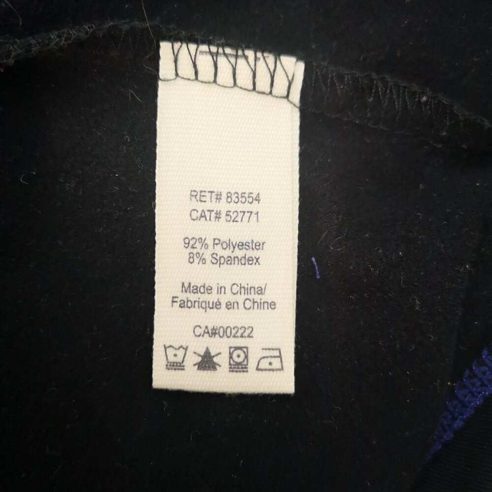 Nevada Ladies Size Large Fleece Lined Full Zip Purple & Black Athletic Jacket - Picture 4 of 9